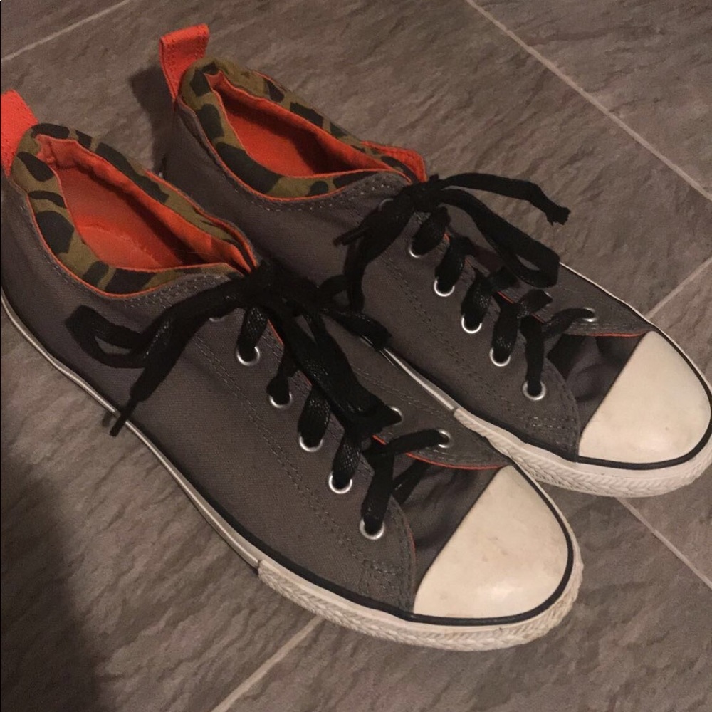 Camo converse shoes